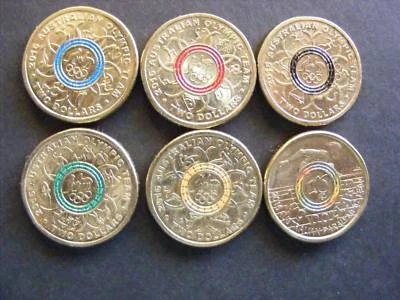 Australia 2016 Rio Olympic Games 2 Coin Collection