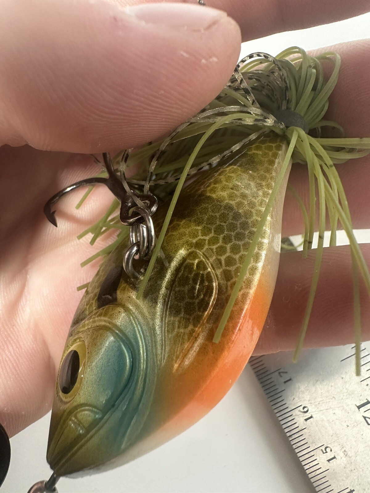 Evolution Baits Grass Burner Blue Gill RARE Topwater Buzzbait Fishing Lure - Image 8