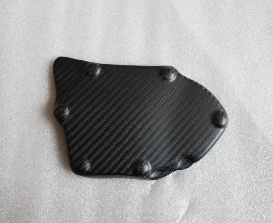 Cache allumage Yamaha R6 en carbone véritable pour moto de course 2008-2016