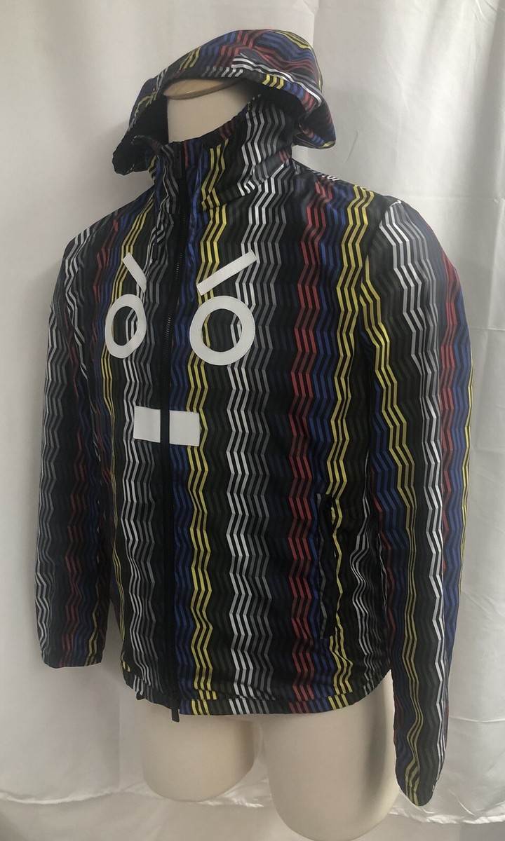 NWT Fendi Zig-Zag Faces Multicolored Blouson Windbreaker NWT Fendi Zig-Zag Faces Multicolored Blouson Windbreaker