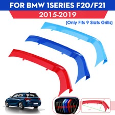 M Sport Front Kidney Grille 3 Color Cover Stripe Clips Fit BMW 1 Series F20 F21