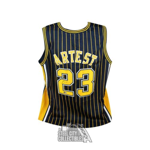 Ron Artest Autographed Indiana Custom Basketball Jersey - BAS - Picture 1 of 1