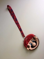 Super Mario Plush Pouch and Lanyard Womens
