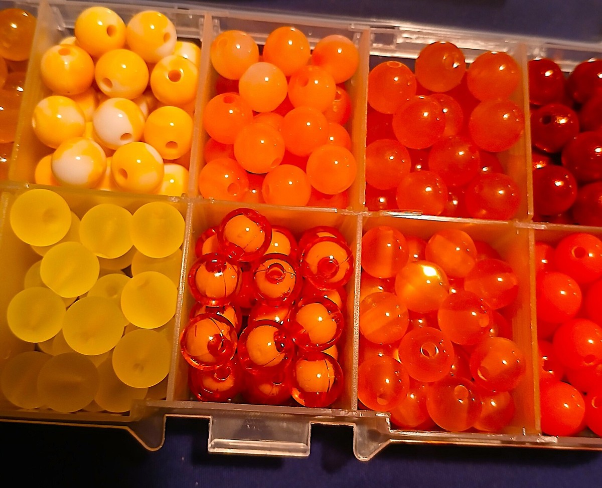 Assortiment de perles Preciosa avec boîte fleur et accessoires - Orange