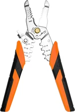 Wire Strippers and Wire Crimper, 7.38 Inch Wire Stripping Crimping Tool, Profess