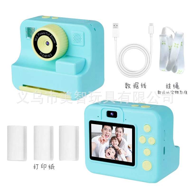 Instant Print Camera for Kids 32G Digital Camera Toys HD Video Recorder Gifts - Image 2 of 4