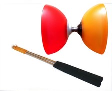 HENRYS VISION FREE HUB DIABOLO ORANGEROT FREILAUF Diabolo + Henrys Alusticks 325