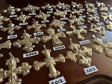 Vintage Sterling Silver Christmas Cross Ornaments by Reed and Barton - 1971-2014 Vintage Sterling Silver Christmas Cross Ornaments by Reed and Barton - 1971-2014