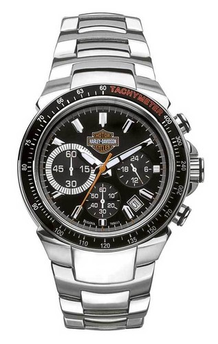 Harley-Davidson Uomo Bulova cronografo Bar \u0026 Shield Orologio da polso  78B113 | eBay