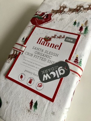 santa crib sheet