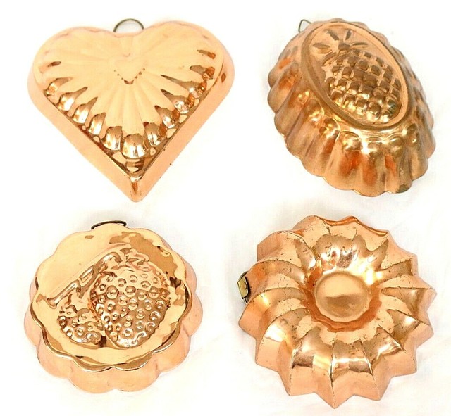 Vintage Copper Jello Molds eBay