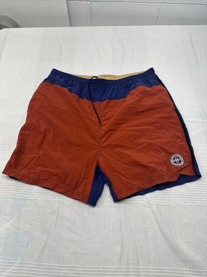 CUTTER & BUCK Mesh Lined Elastic & Draw String Waist Swim Trunks 2XLT Colorblock - Image 2 of 4