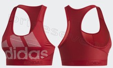 adidas ‘Don't Rest Alpha Skin’ Womens Active Maroon Sport Bra Tops - LIMITED QTY