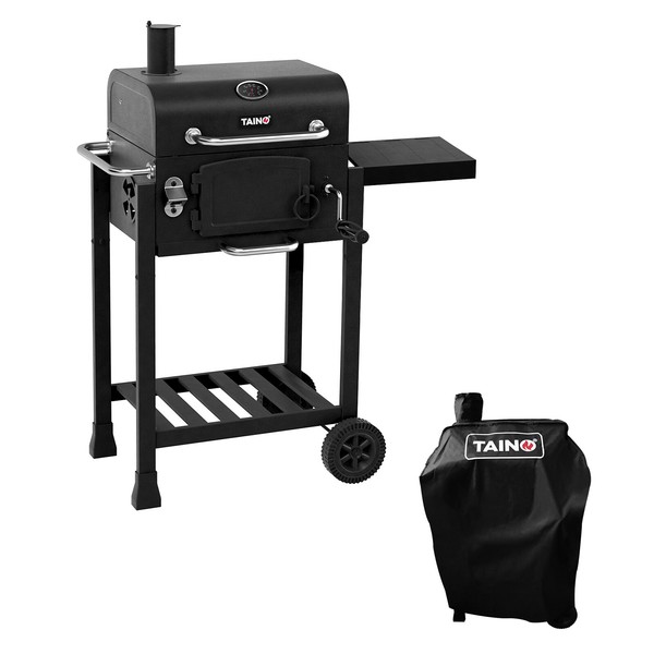Taino Hero Set Smoker Klein Bbq Grillwagen Holzkohle-Grill Abdeckhaube-image
