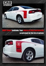 Dodge Charger Rear Quarter Side Hockey Stripes Decals 2011 2012 2013 2014 