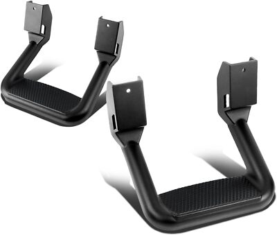 Universal Side Step for Pickups & Trucks, Aluminum, Black Coated, Set of 2