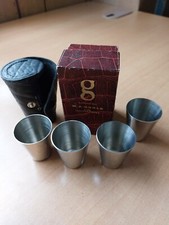 Stirrup cup  Port Tumbler  Shooting hunting fishing W.A.Goold fine leather goods