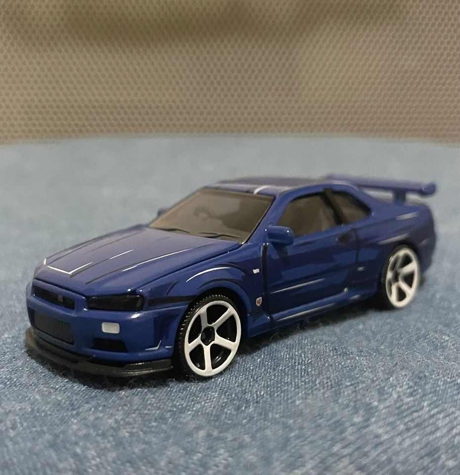 Miniature Majorette Nissan Skyline GTR R34 1/59 1/64 3 inches Neuve sans Boite - Photo 2/4