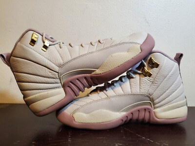 Nike Air Jordan XII 12 Retro GS Heiress Light Bone Plum Fog Nike Air Jordan XII 12 Retro GS Heiress Light Bone Plum Fog