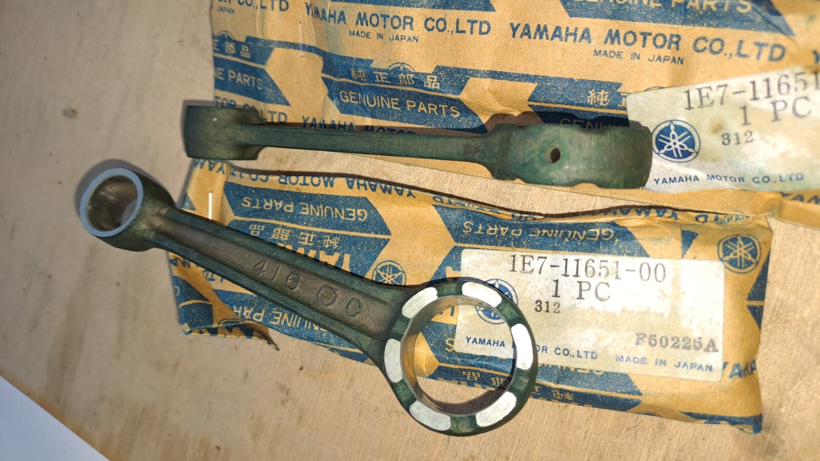Yamaha AS1 AS2 AS3 RD 125 -69-81 Conrods Connecting Rods 2 x 1E7-11651 ...