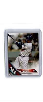 2016 Topps Jackie Robinson SP Variation Carl Crawford Dodgers #423