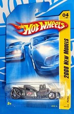 Hot Wheels 2008 New Models #4 Ratbomb ZAMAC w/ Unpainted Base