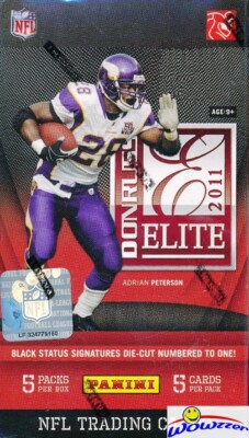 2011 Donruss Elite Football Factory Sealed Retail Box-AUTOGRAPH/MEMORABILIA!