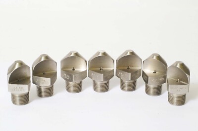 C14057~ Seven Pieces - Spraying Systems Co 3/8P 5025 FLATJET Nozzles - S.C.Co