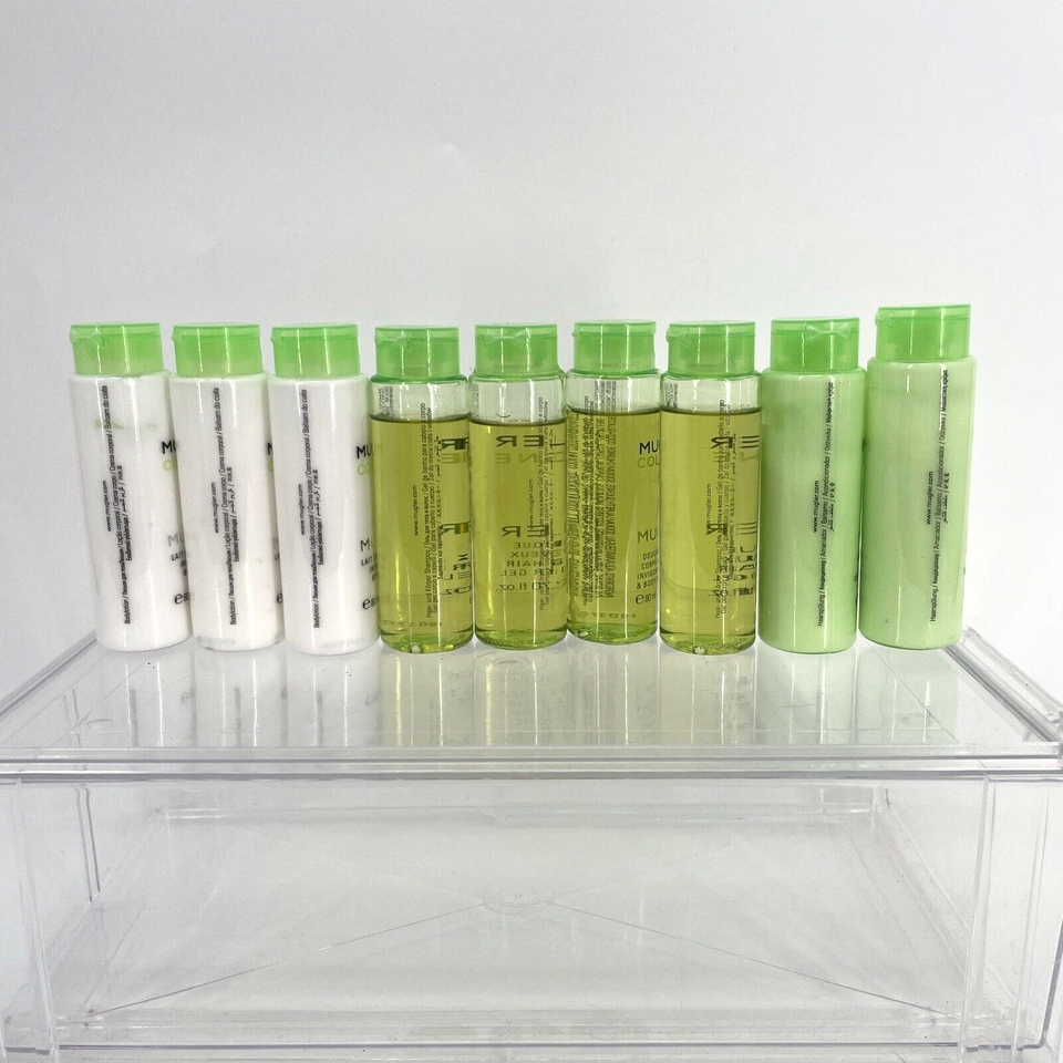 Mugler Cologne 11 Pcs Travel Size Hotel Spa Toiletries Lotion