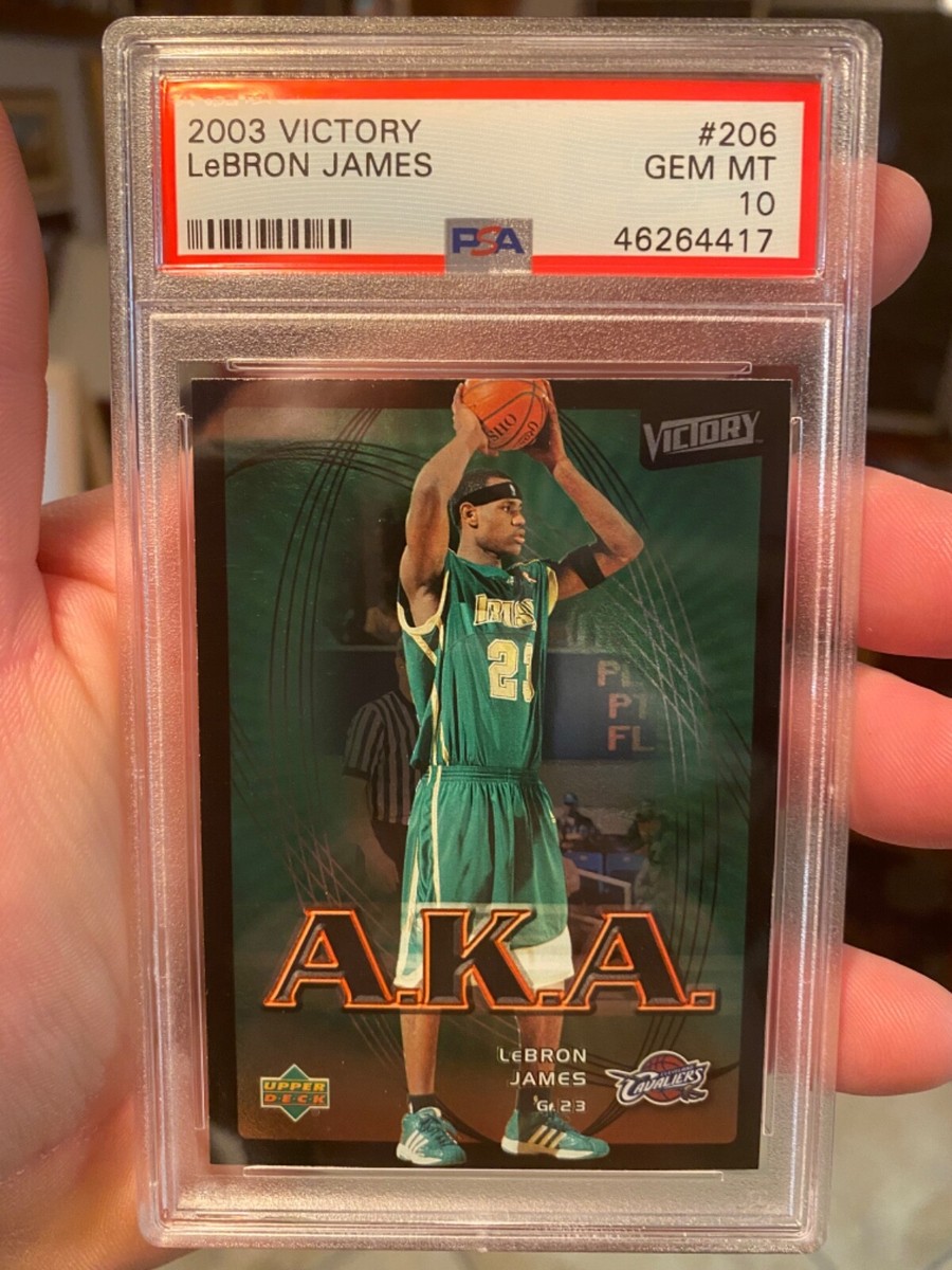 PSA 10 ROOKIE 2003 VICTORY LEBRON JAMES AKA POPULATION 7
