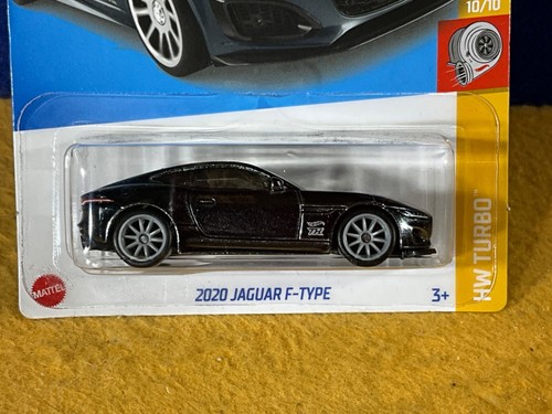 I10-13 RUOTE CALDE SUPER TESORO CACCIA - 2020 JAGUAR F-TYPE - NERO - 2022 - NUOVO CON SCATOLA - Foto 2 di 11