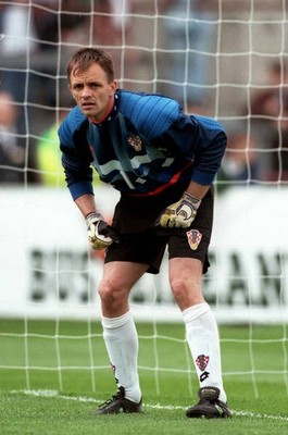 Marujan Mrmic of Croatia in action International Friendly match be- Old Photo