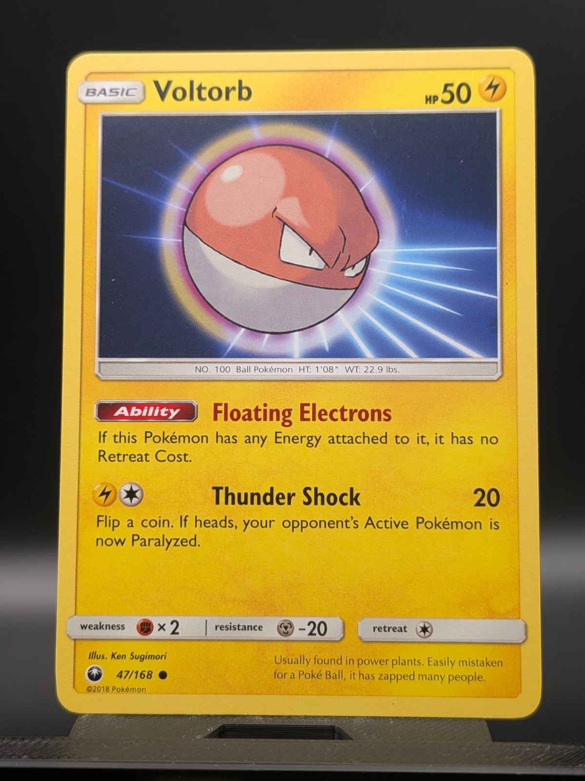 VOLTORB 47/168 COMMON CELESTIAL STORM POKEMON NEAR MINT A01-31