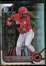 2022 Bowman Draft Chrome Refractor Ricardo Cabrera #BDC-139