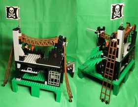 LEGO Pirates Rock Island Refuge 6273 Set Complete