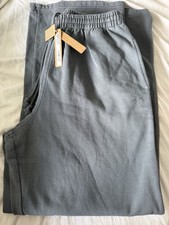 NWT SKIMS Boyfriend Fleece Baggy Wide Leg Sweatpants Zircon S