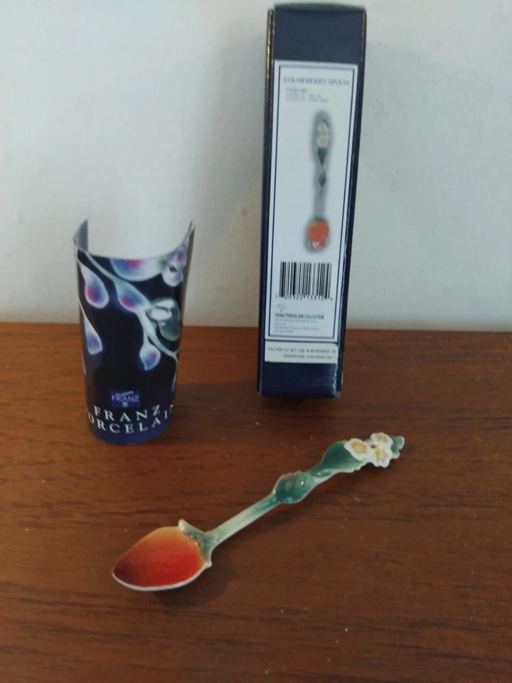 A New Franz Strawberry Spoon. Unused and Still Boxed and Have Instructions. - Image 2 of 4