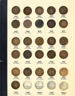 1882-1907 Indian Head Cent Set – 26 Coins – High Grade XF–AU Short Set