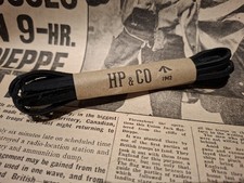 WW2 British Leather shoelaces - reproduction modern leather