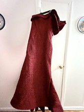 Women Red Off-the-Shoulder Dress