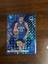 2024-25 Panini Mosaic Basketball Tristan Da Silva Blue Reactive Base Rookie