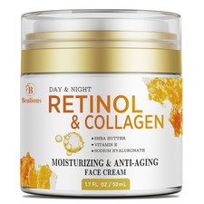 Retinol Cream for Face Anti Aging: 1.7 Fl Oz Pack of 1 , Light Yellow