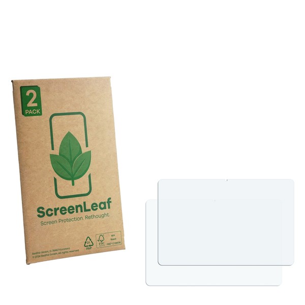 "2X Screenleaf Displayschutzfolie FüR Wilgoon Kids Tablet 10.1\" Nachhaltig "-image