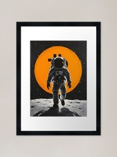 Listing image for Bitcoin Warp Drive Faster Crypto Fu Framed Wall Art Poster Canvas Print Picture