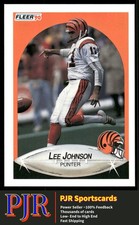 Lee Johnson 1990 Fleer #217b Cincinnati Bengals