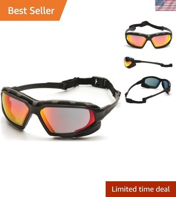 Safety Highlander XP Eyewear, Frame/Indoor-Outdoor Mirror Anti-Fog Lens
