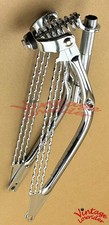 Original Lowrider 20" Classic 1" Chrome Suspension Fork Triple Flat Twisted Bars