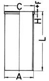 KOLBENSCHMIDT 89022190 Zylinderlaufbuchse