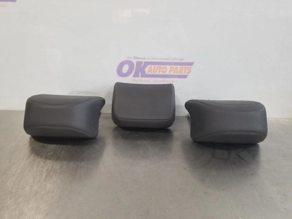 08 2008 VOLKSWAGEN VW R32 ЗАДНИЙ ВТОРОЙ РЯД ПОДГОЛОВНИК КОМПЛЕКТ ЧЕРНАЯ КОЖА - Изображение 4 из 4