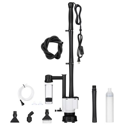 AQQA Fish Tank Cleaner,8-in-1 Electric Aquarium Gravel Vacuum,Clean Sewage+Wa...
